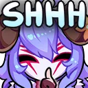 fkindred_shhh_128x128 Discord Emoji