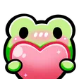 P2_FrogHeart_Cottage Discord Emoji