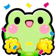 P2_FrogHype_Cottage Discord Emoji