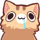 Neko Drool Discord Emoji