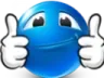 Blue Thumbsup Discord Emoji