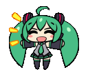 Miku Hi Discord Emoji