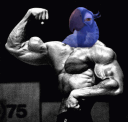GigaChadBlu Discord emoji