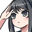 ayano_salute
