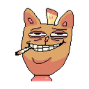 burgerpants_smoking Discord emoji
