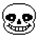 sans_face Discord emoji