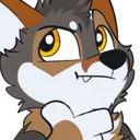 redwolf_think Discord Emoji