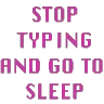 stoptyping