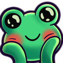 FroggieBlush Discord emoji