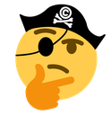 pirate_thinking Discord emoji