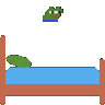 Pepe Bed Jump Discord Emoji