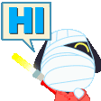 ACLuckyWaveHi Discord emoji