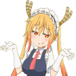 Tohru_shrug Discord emoji