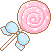 7050pinklollipopbluebow Discord Emoji
