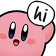 Kirby Hi Discord Emoji