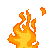 Orange Flame Discord Emoji