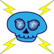 elektr84SkullyBLUEeyes Discord Emoji