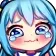 Aqua Sob Discord Emoji