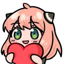 Anyaheart Discord Emoji