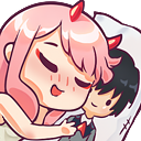 ZeroTwoHug Discord emoji