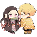 ZenitsuTalkingToNezuko Discord emoji