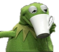 KermitSip Discord emoji