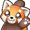 RedPandaHi Discord emoji