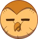 HootyTired Discord Emoji