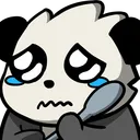 Panda Spoon Sad PandaSpoonSad Discord Emoji