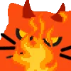 BlobcatEvilFlames
