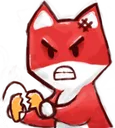 Fox Rage Discord Emoji