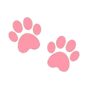 8201pinkpawprints