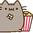 Kitty Popcorn Discord Emoji