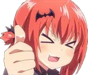 Satania Thumbs Up SataniaThumbsUp Discord Emoji