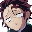 Tanjiro Tired Discord Emoji