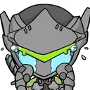 Genji_Chibi_Crying Discord Emoji