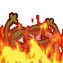 Pepe Roasted Discord Emoji