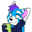 Floof On Hold Discord Emoji