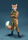 ArmyFox Discord Emoji