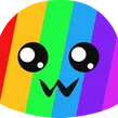 Rainbow Blob Rainbow_Blob Discord Emoji