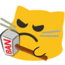 blobcatban Discord Emoji