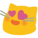 blobcathearteyes Discord Emoji