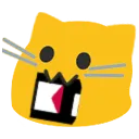 blobcatnomdisk Discord Emoji