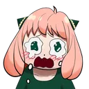 SXF_AnyaCry Discord Emoji