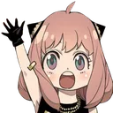 Sxf Anya Wave Discord Emoji