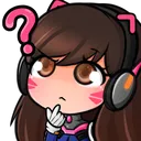 Dva Think Discord Emoji