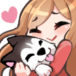 timefall_brown_hug_dog Discord emoji