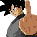 Gokublackmiddlefinger Gokublackmiddlefinger