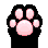 gifwaveblackcatpaw Discord Emoji