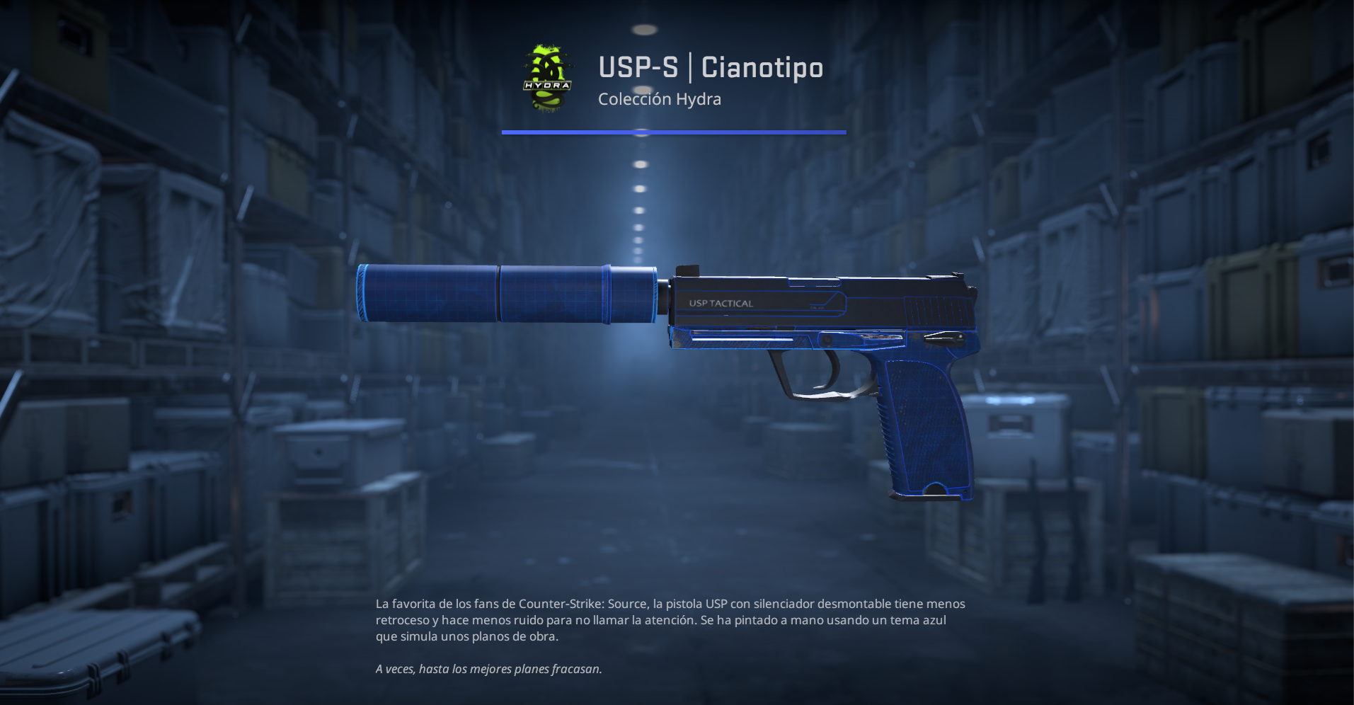 USP-S | Cianotipo (Algo desgastado)